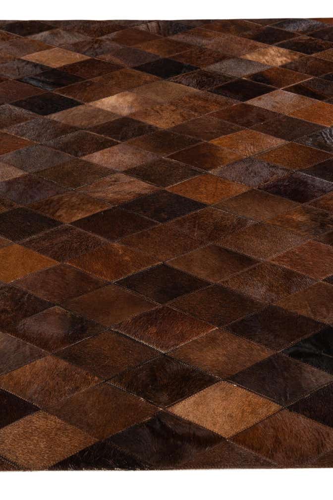 4' 1 x 5' 10 Cowhide Stocks Rug