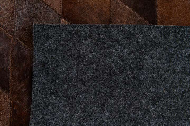 4' 1 x 5' 10 Cowhide Stocks Rug