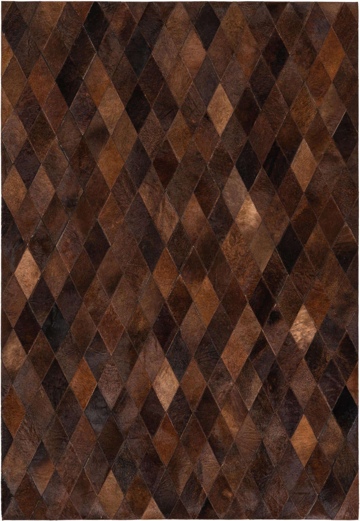 4' 1 x 5' 10 Cowhide Stocks Rug