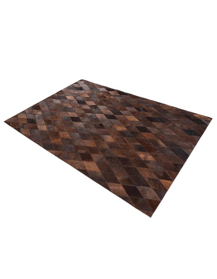 Detail image of 4' 1 x 5' 10 Cowhide Stocks Rug