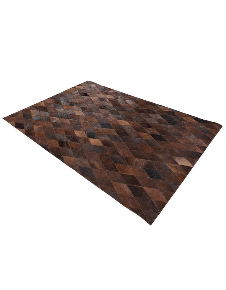 Detail image of 4' x 5' 10 Cowhide Stocks Rug