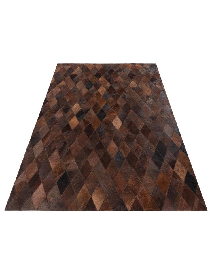 Detail image of 4' x 5' 10 Cowhide Stocks Rug