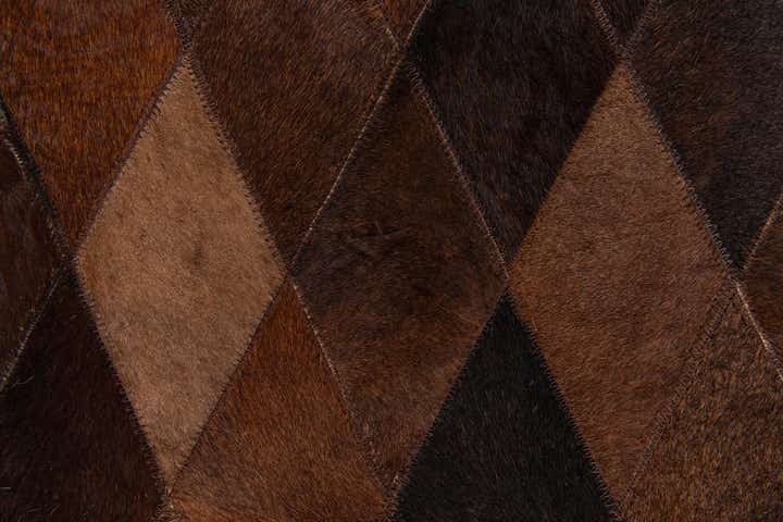 4' x 5' 10 Cowhide Stocks Rug