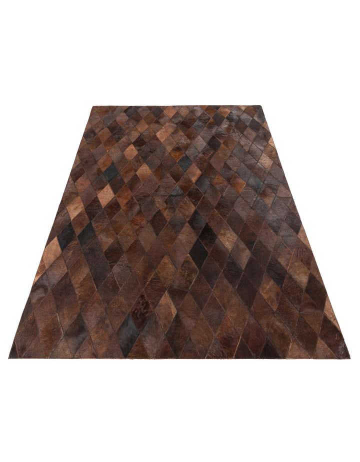 4' 1 x 5' 11 Cowhide Stocks Rug