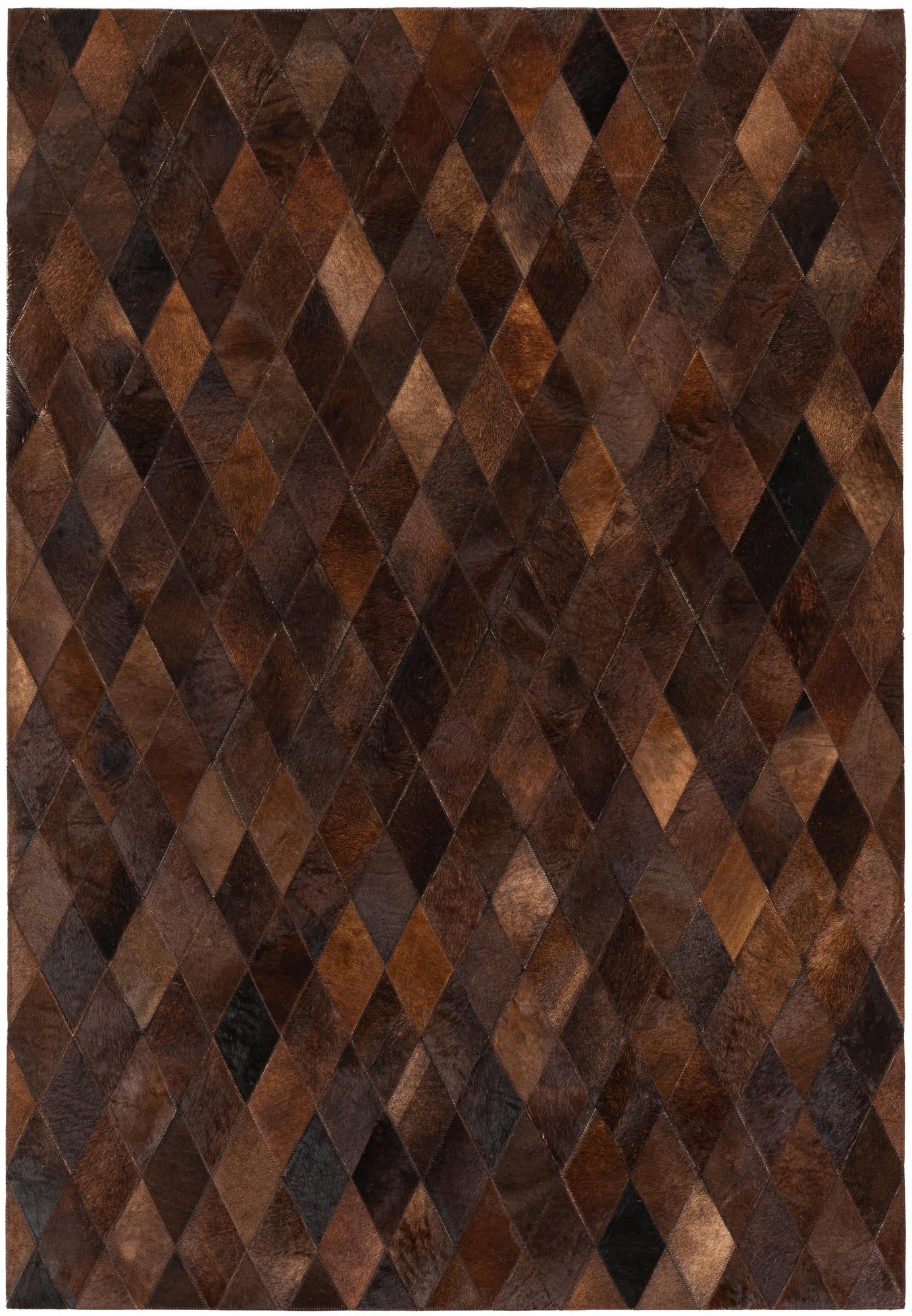 4' 1 x 5' 10 Cowhide Stocks Rug