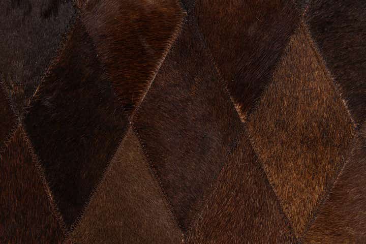 4' 1 x 5' 11 Cowhide Stocks Rug
