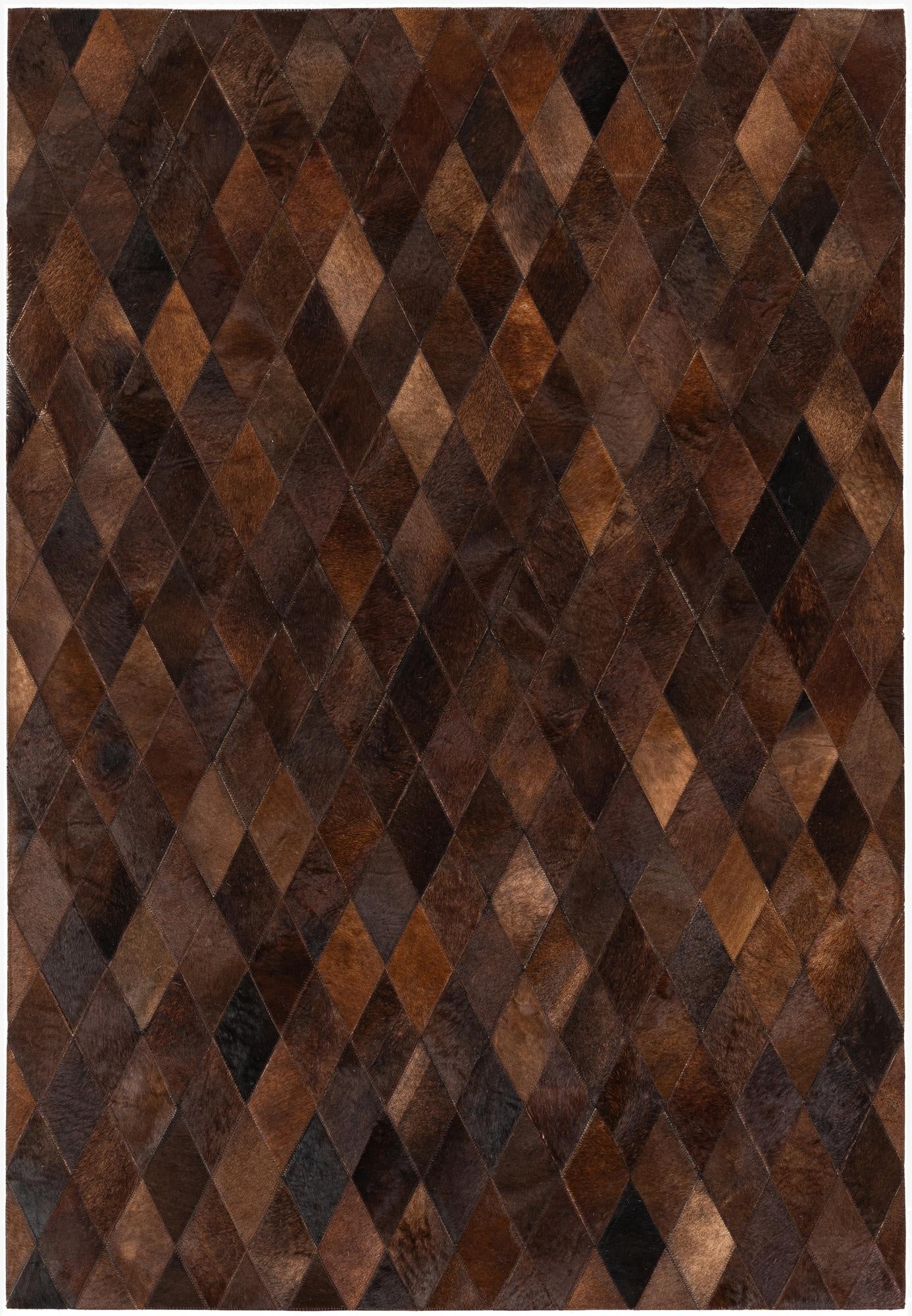 Primary image 4' 1 x 5' 10 Cowhide Stocks Rug