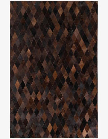 5' 2 x 8' Cowhide Stocks Rug