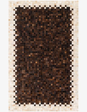 5' 1 x 7' 11 Cowhide Stocks Rug
