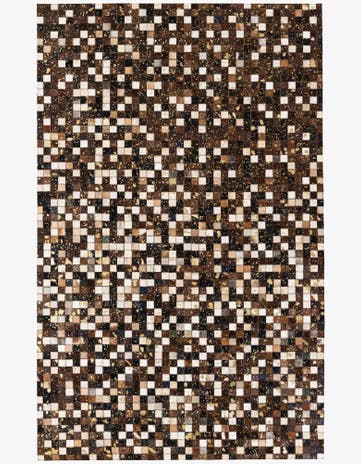 5' x 7' 10 Cowhide Stocks Rug