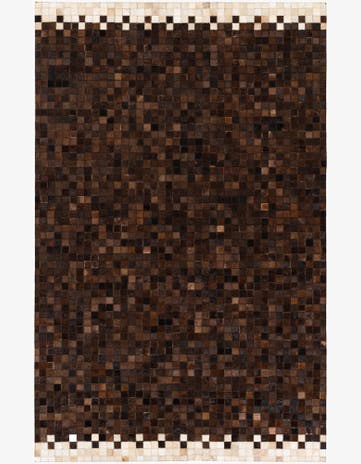 5' x 7' 11 Cowhide Stocks Rug