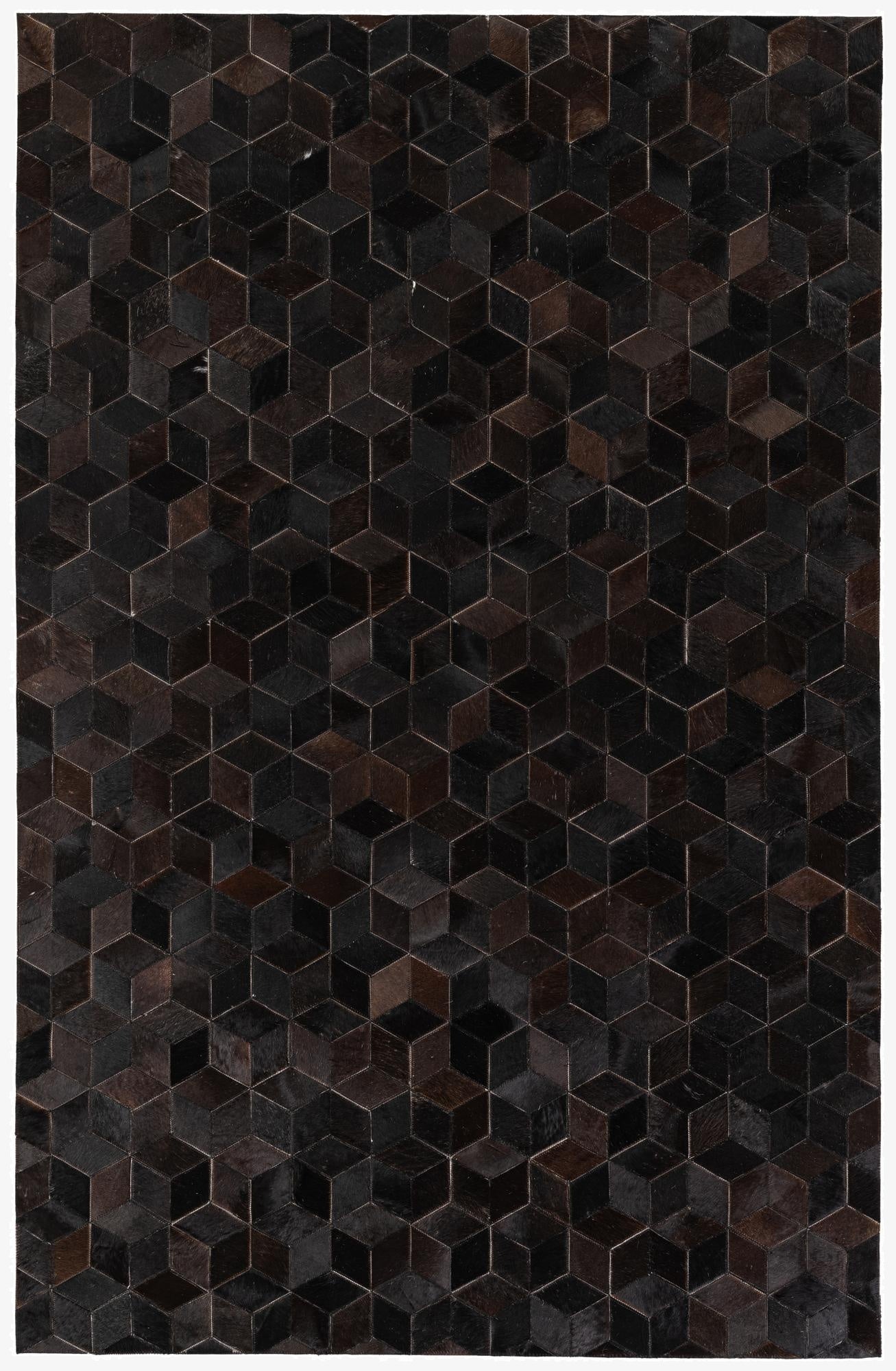 Primary image 5' 2 x 8' Cowhide Stocks Rug