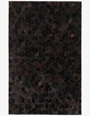 5' 2 x 8' Cowhide Stocks Rug
