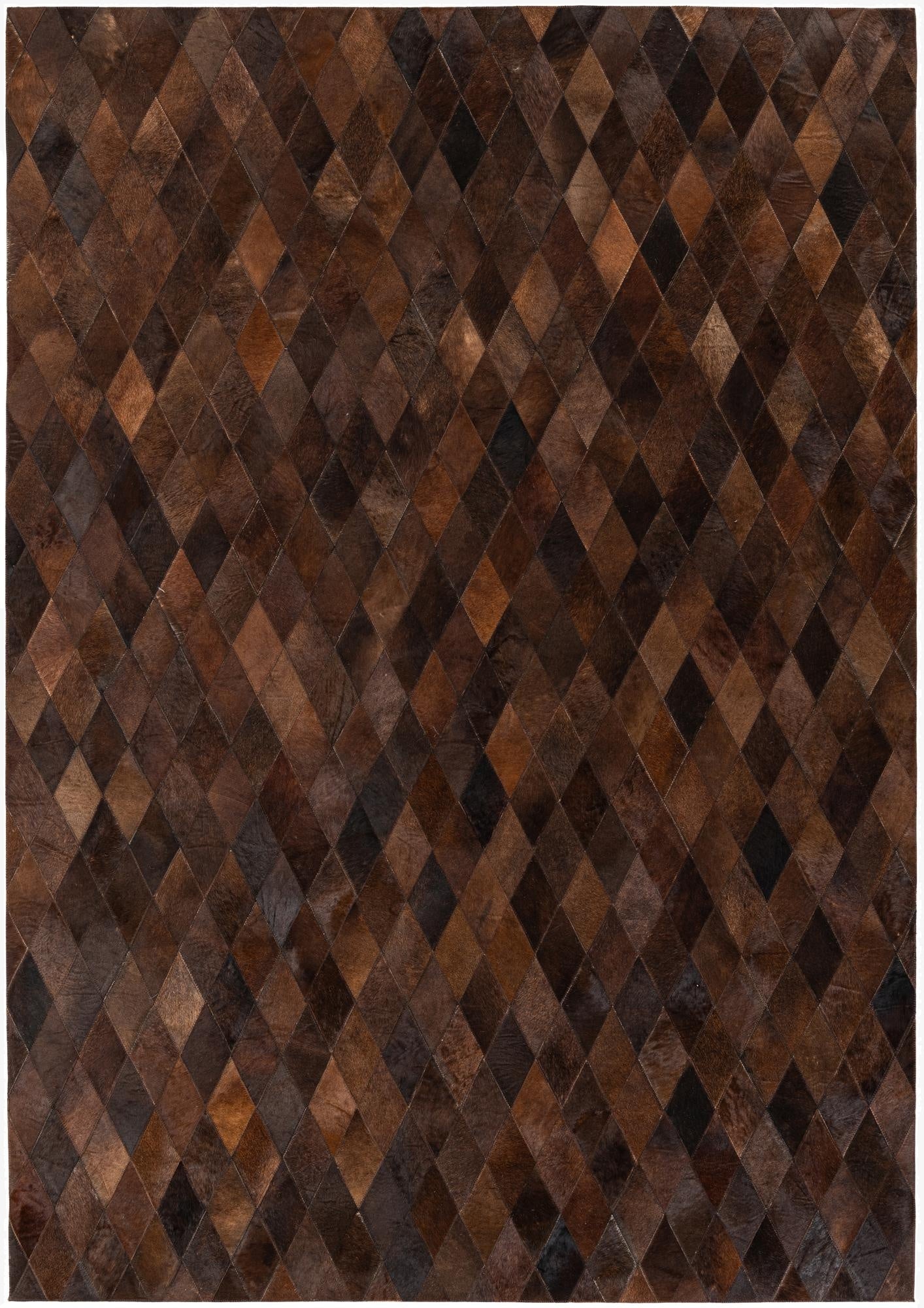 5' 7 x 7' 11 Cowhide Stocks Rug
