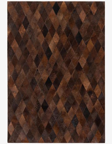 4' 1 x 5' 11 Cowhide Stocks Rug