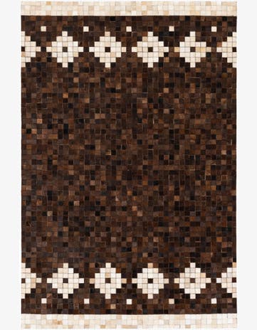 5' 1 x 7' 11 Cowhide Stocks Rug
