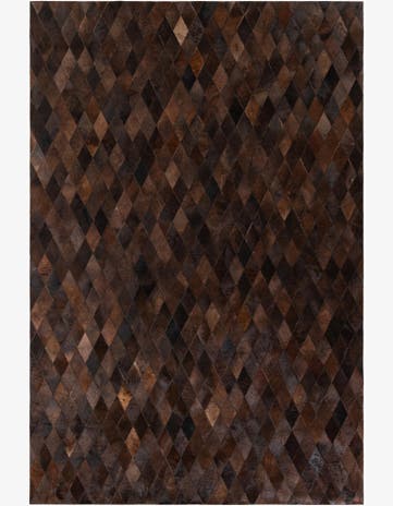 6' 7 x 9' 10 Cowhide Stocks Rug