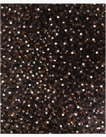 7' 11 x 10' Cowhide Stocks Rug