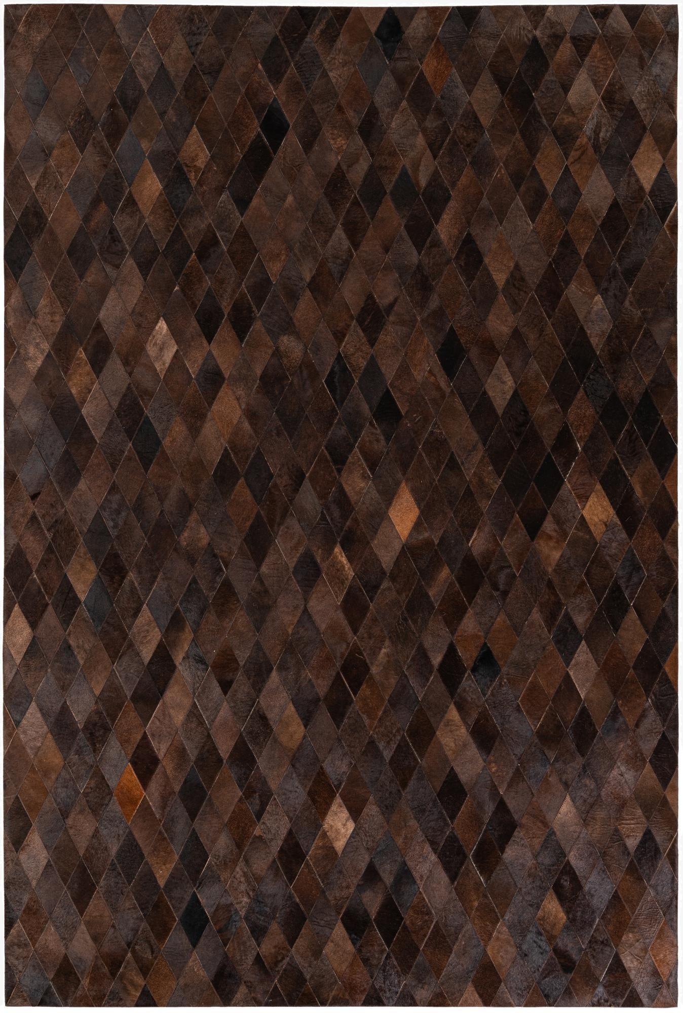 6' 6 x 9' 10 Cowhide Stocks Rug