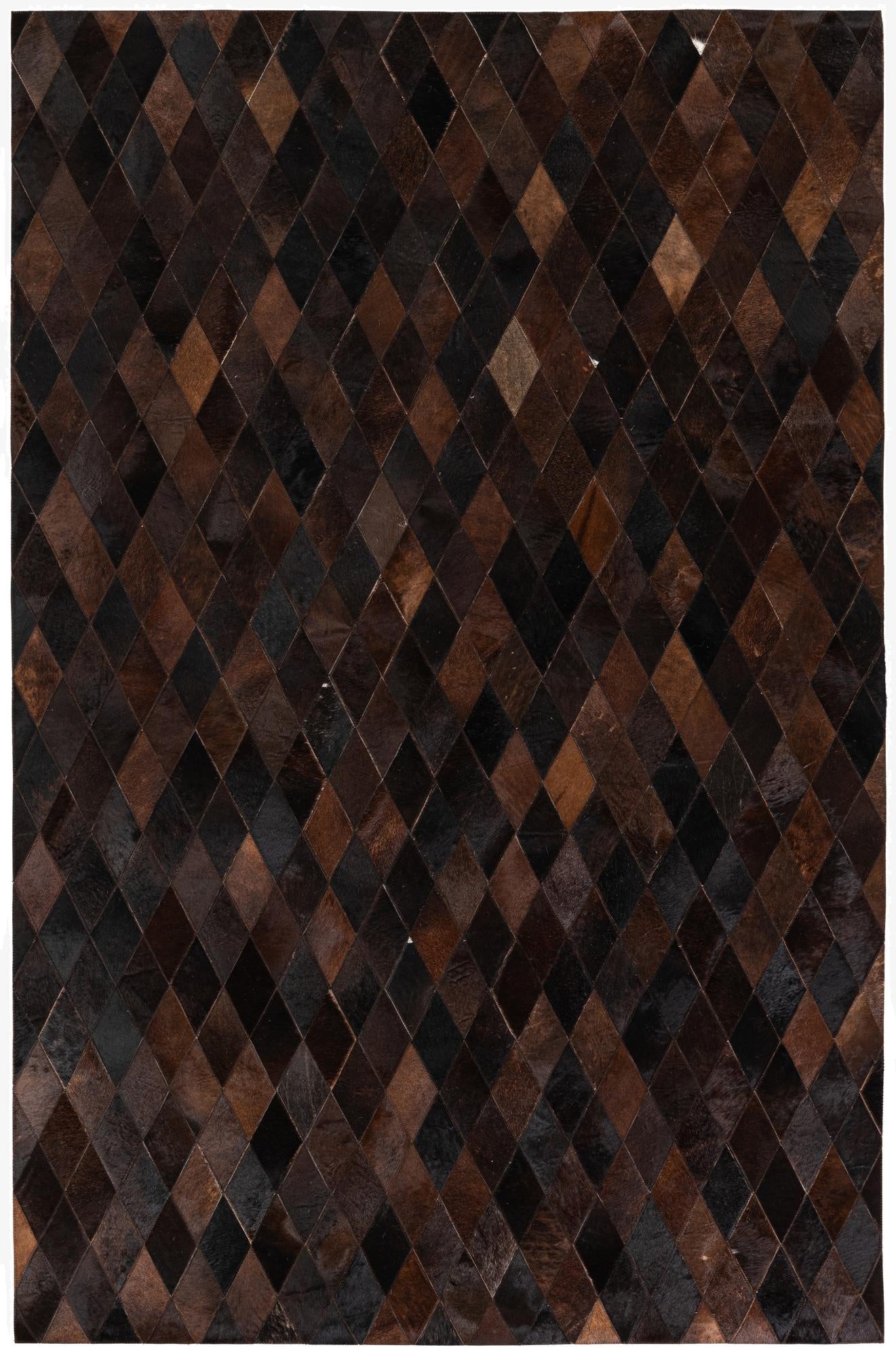 5' 2 x 8' Cowhide Stocks Rug