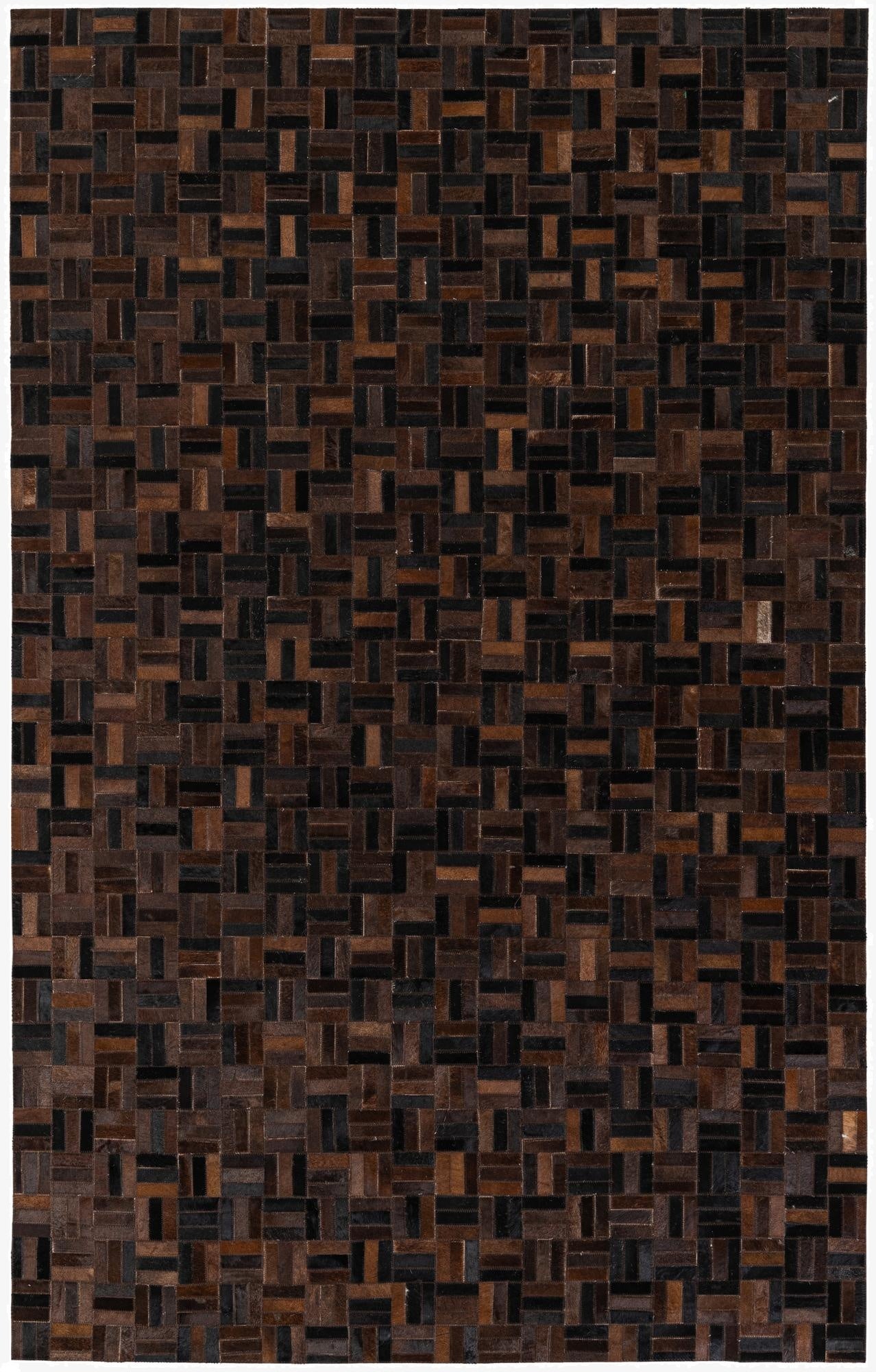 5' x 7' 11 Cowhide Stocks Rug
