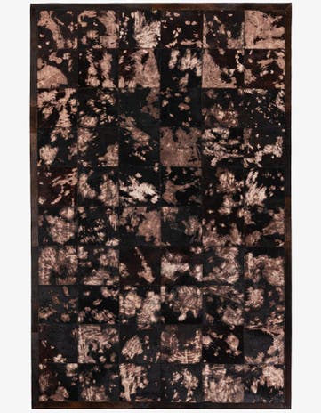 5' 2 x 8' 1 Cowhide Stocks Rug