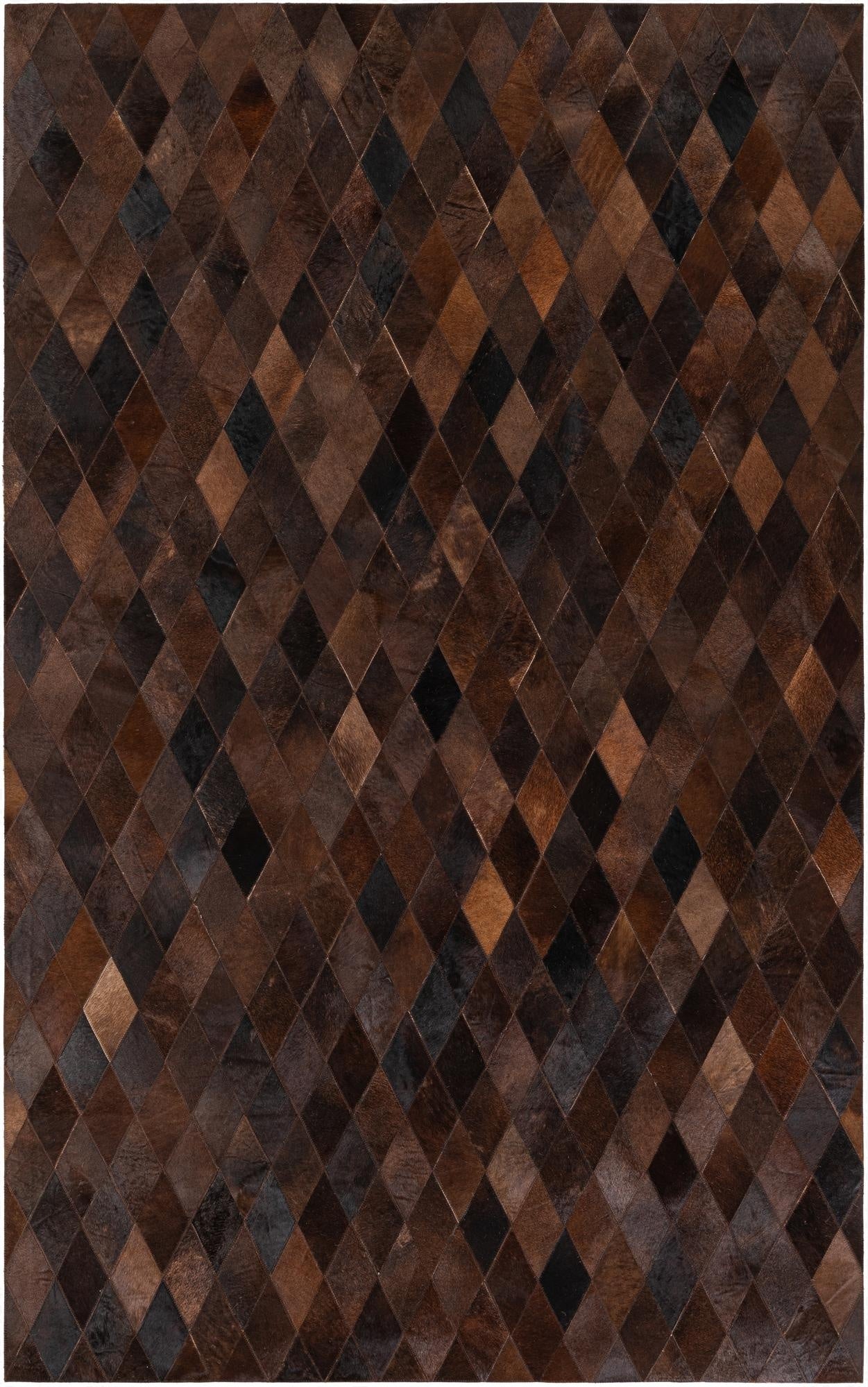 5' x 8' Cowhide Stocks Rug