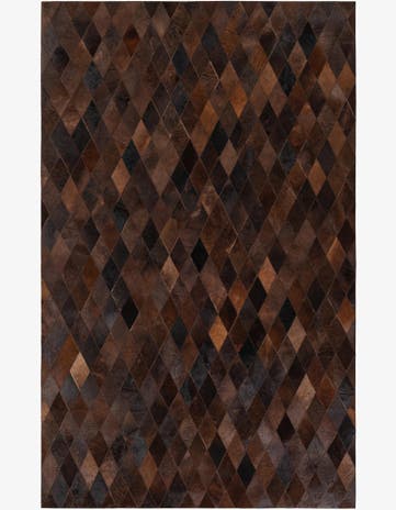 5' x 8' Cowhide Stocks Rug