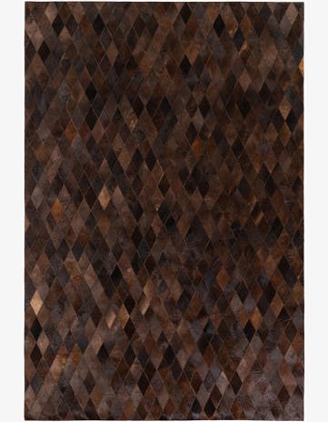 6' 7 x 9' 10 Cowhide Stocks Rug