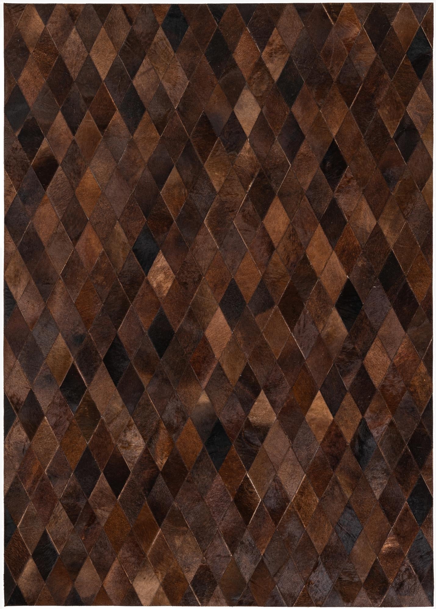 4' 9 x 6' 8 Cowhide Stocks Rug