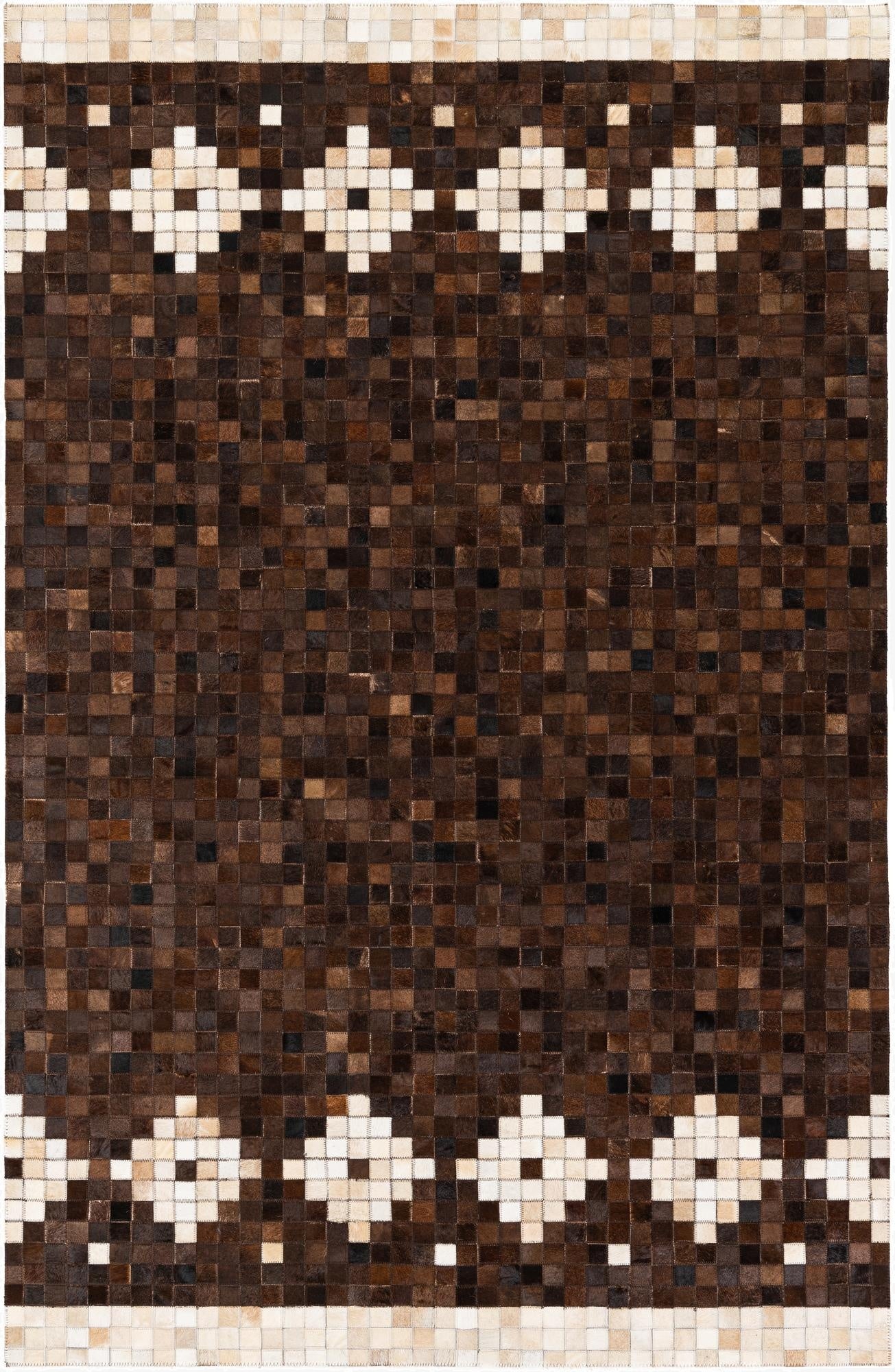 5' 2 x 8' Cowhide Stocks Rug