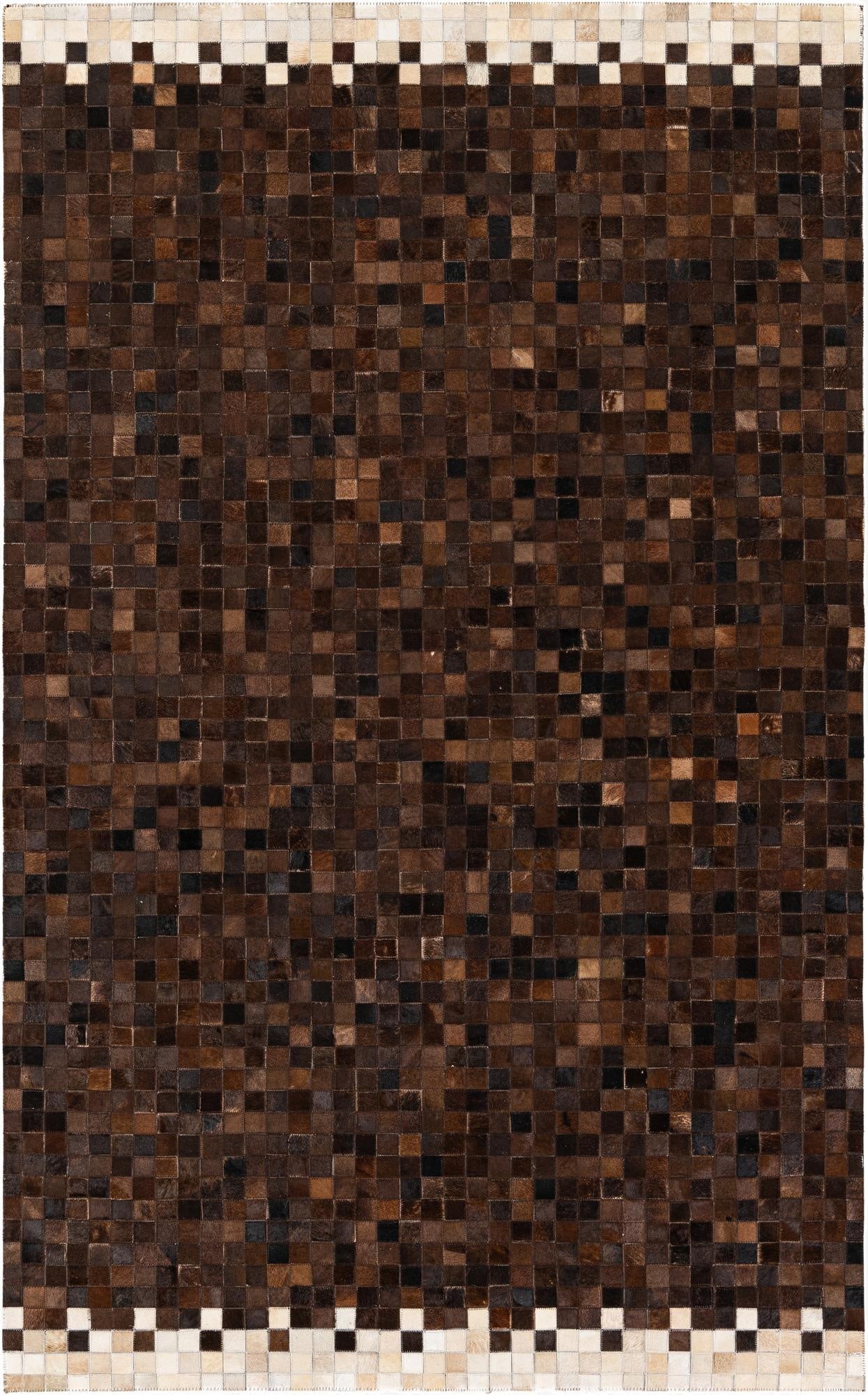 4' 11 x 8' 1 Cowhide Stocks Rug