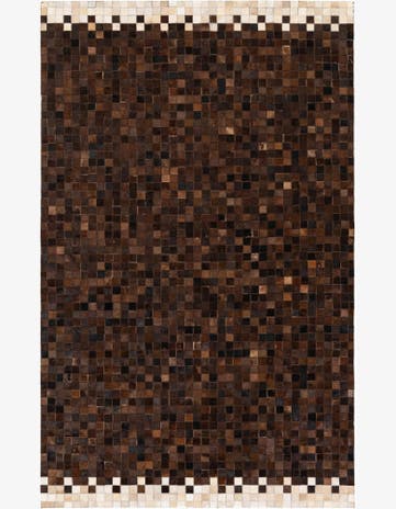 4' 11 x 8' 1 Cowhide Stocks Rug