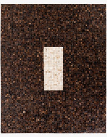 8' 1 x 9' 11 Cowhide Stocks Rug