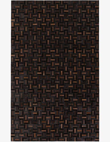 4' 11 x 7' 11 Cowhide Stocks Rug