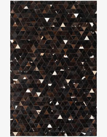 5' 1 x 8' Cowhide Stocks Rug