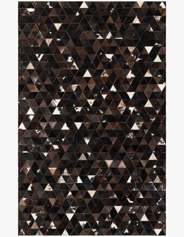 5' 1 x 7' 11 Cowhide Stocks Rug