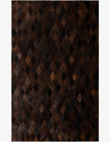 5' x 7' 11 Cowhide Stocks Rug