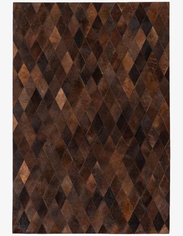 4' 1 x 5' 11 Cowhide Stocks Rug