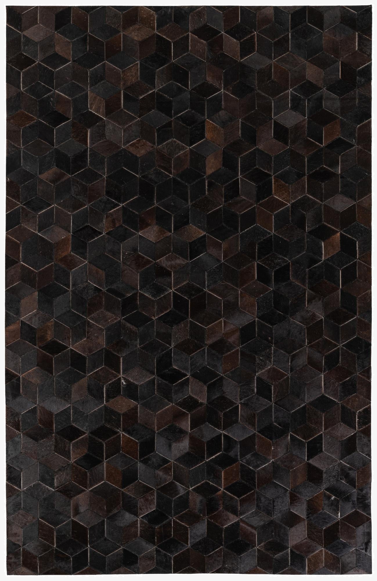 5' 2 x 8' Cowhide Stocks Rug