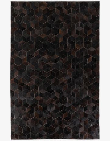 5' 2 x 8' Cowhide Stocks Rug