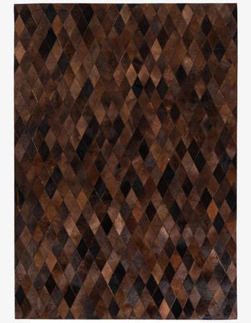 5' 8 x 7' 11 Cowhide Stocks Rug