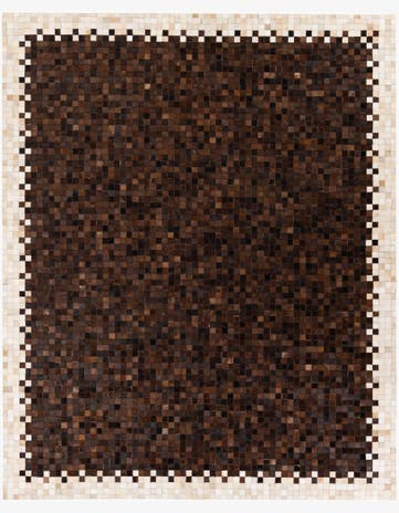 8' 2 x 10' 1 Cowhide Stocks Rug