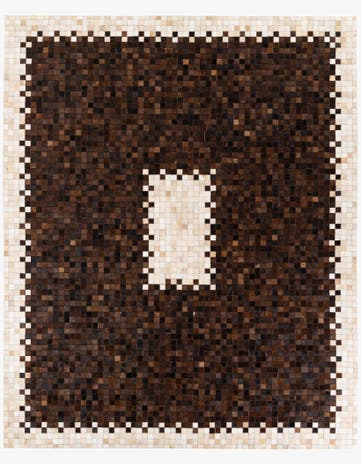 8' x 9' 10 Cowhide Stocks Rug