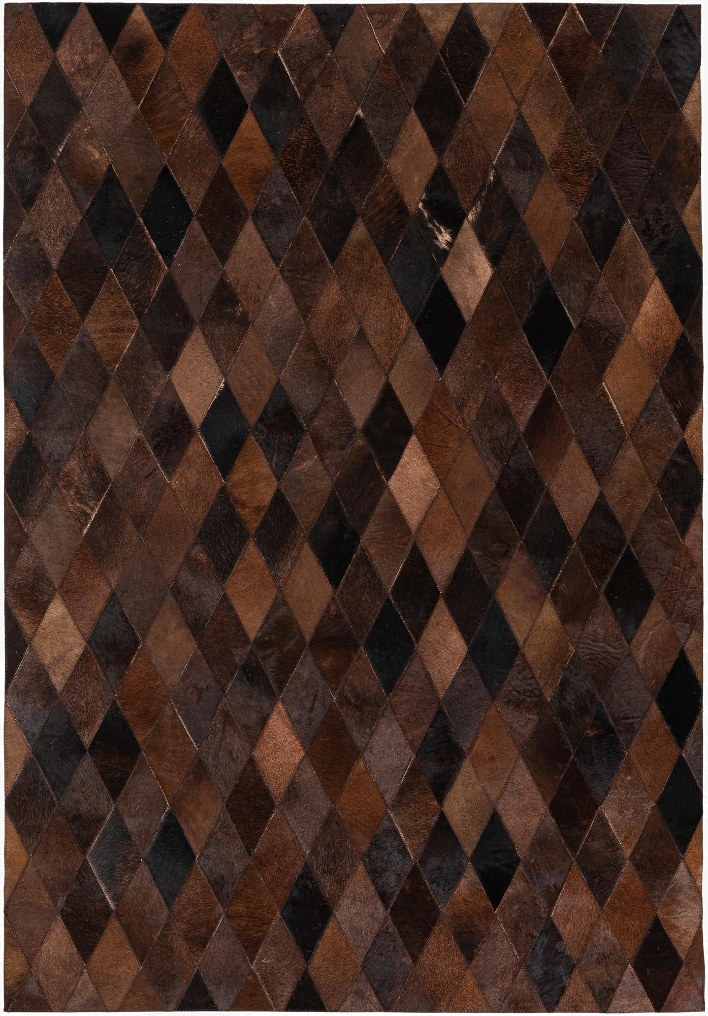 4' 1 x 5' 10 Cowhide Stocks Rug