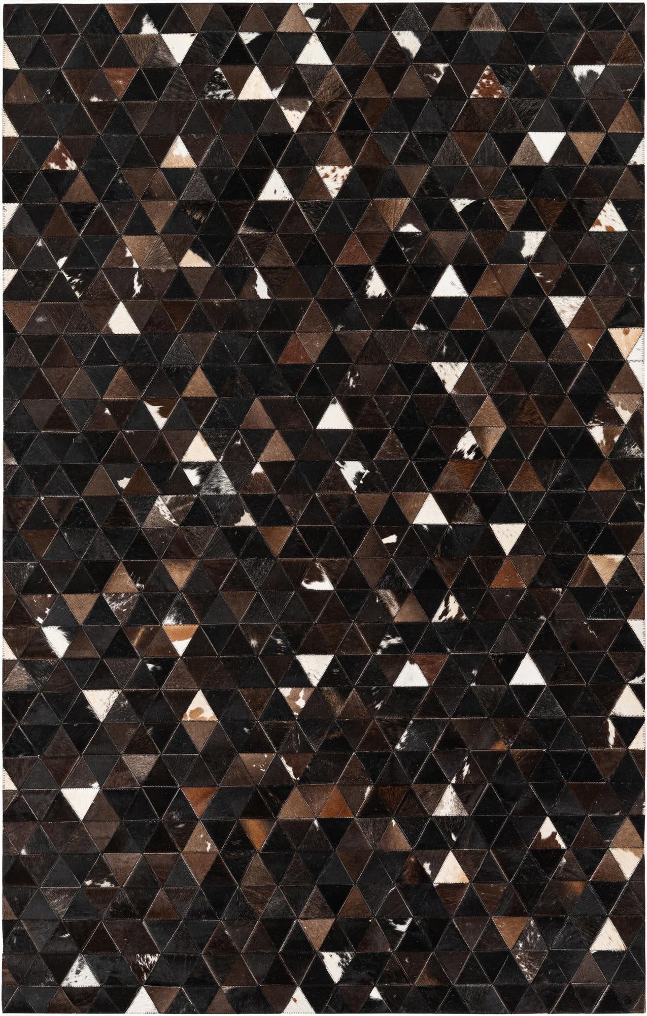 5' 1 x 8' Cowhide Stocks Rug