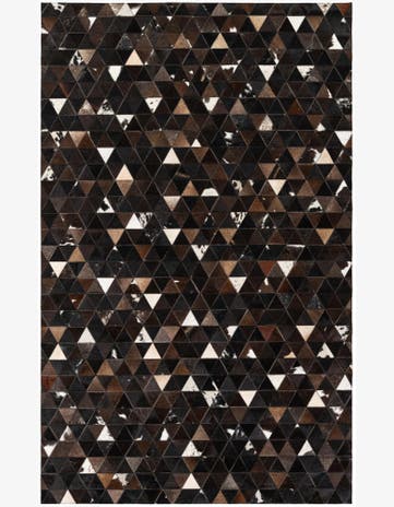 5' x 7' 11 Cowhide Stocks Rug