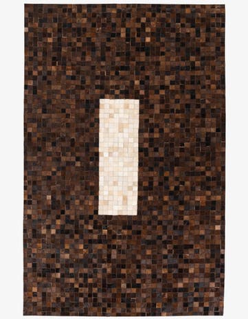 5' 1 x 7' 11 Cowhide Stocks Rug
