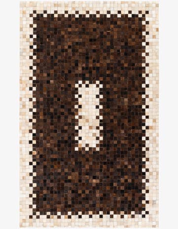 5' 1 x 8' 2 Cowhide Stocks Rug