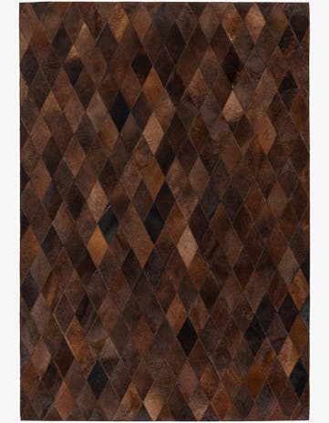 4' x 5' 10 Cowhide Stocks Rug